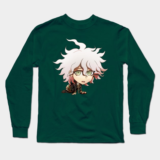 DANGAN RONPA! KOMAEDA Long Sleeve T-Shirt by Angsty-angst